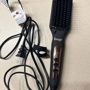 L'ange Black Hair Straightening Brush